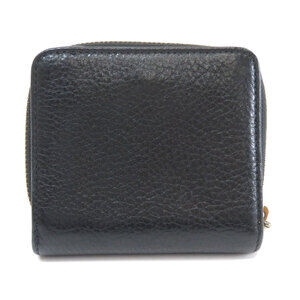 Chloe Bifold Wallet Ribbon Motif Leather
